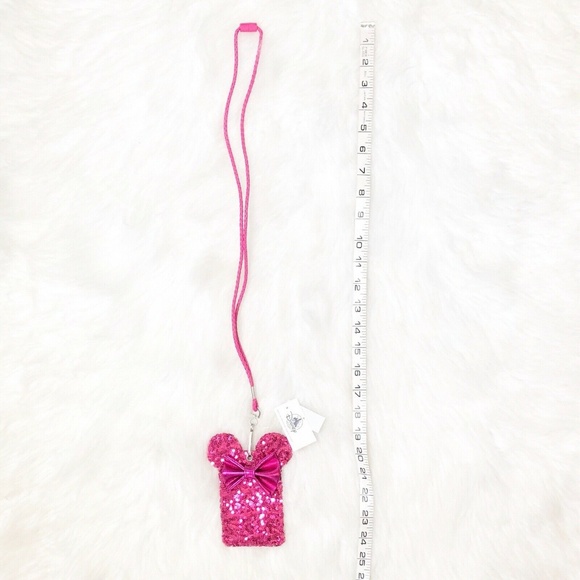 Disney Loungefly Imagination Pink ID Card Lanyard - Picture 2 of 7